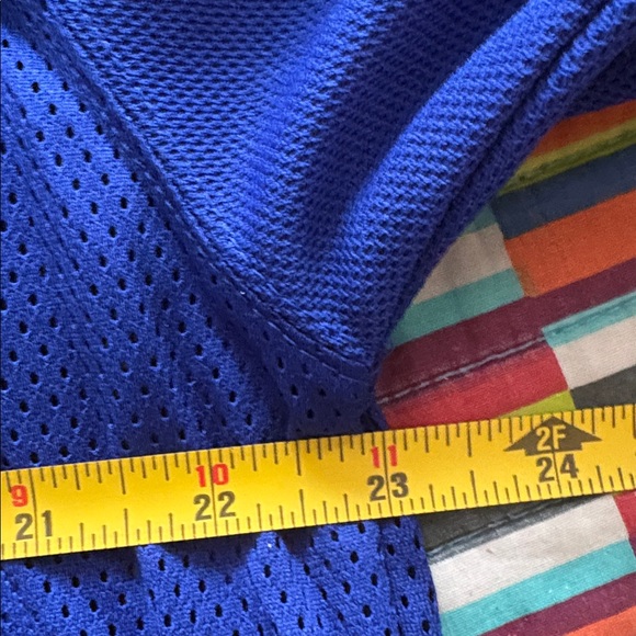 NHL Tampa Bay Lightning Blue and White Adidas jersey with fighter strap size 52 - Picture 12 of 16